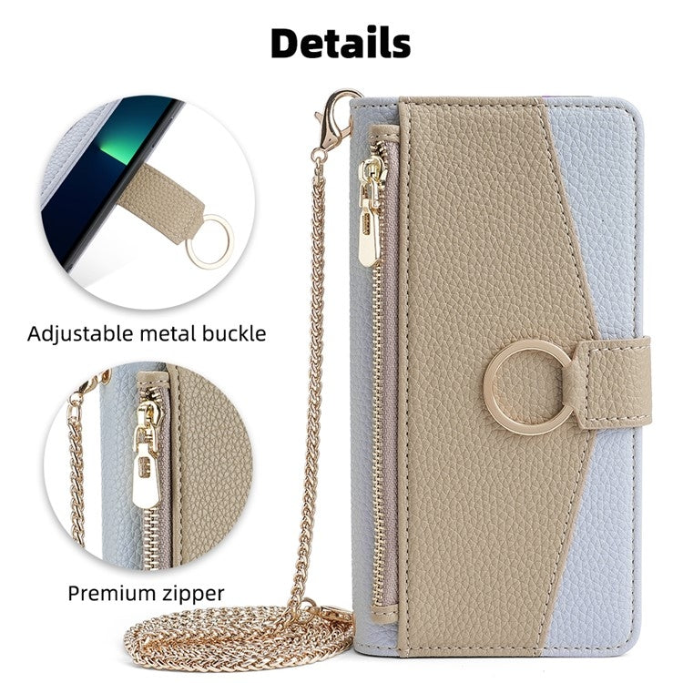 For Huawei nova Y70 Plus / Y70 4G Crossbody Litchi Texture Leather Phone Case(Blue) - Huawei Cases by PMC TechLife | Online Shopping South Africa | PMC TechLife | Buy Now Pay Later Mobicred