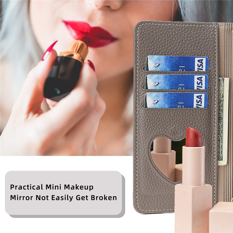 For Huawei Mate 50 Crossbody Litchi Texture Leather Phone Case(Grey) - Huawei Cases by PMC TechLife | Online Shopping South Africa | PMC TechLife | Buy Now Pay Later Mobicred