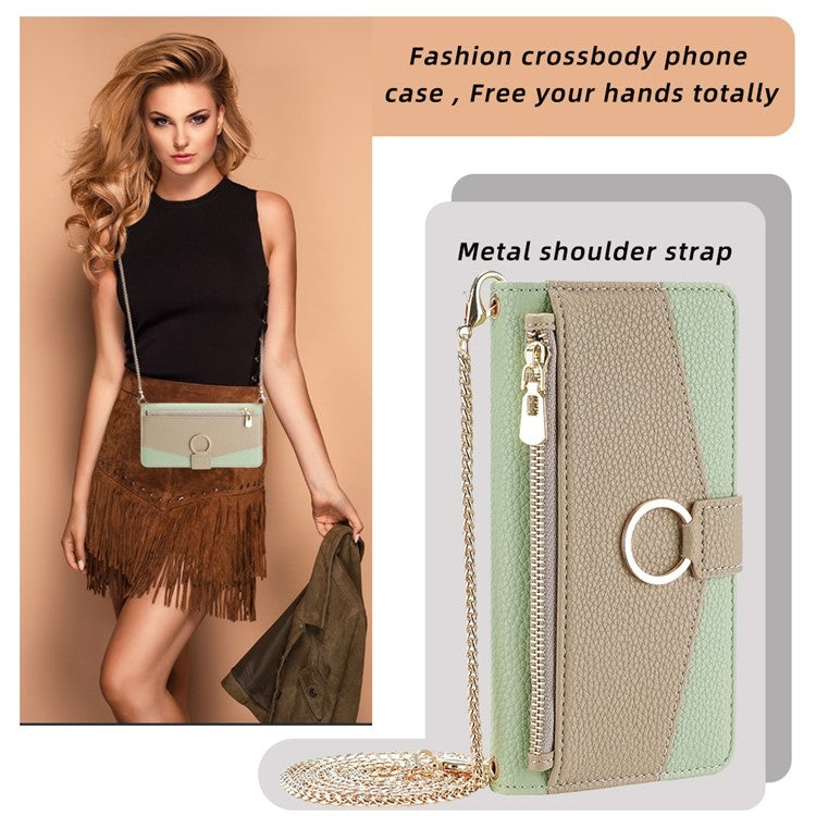 For Huawei nova 8 Crossbody Litchi Texture Leather Phone Case(Green) - Huawei Cases by PMC TechLife | Online Shopping South Africa | PMC TechLife | Buy Now Pay Later Mobicred