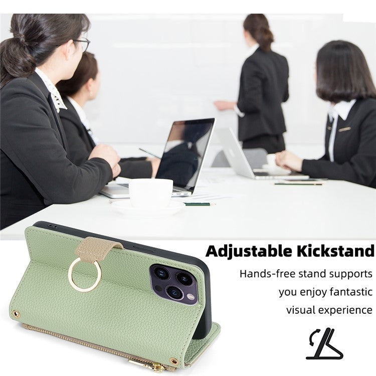 For Huawei nova 11 4G Crossbody Litchi Texture Leather Phone Case(Green) - Huawei Cases by PMC TechLife | Online Shopping South Africa | PMC TechLife | Buy Now Pay Later Mobicred