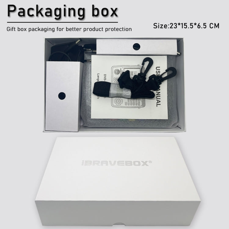 iBRAVEBOX V10 Finder Pro+ 4.3 inch Display Digital Satellite Meter Signal Finder, Support DVB-S/S2/S2X/T/T2/C AHD, Plug Type:AU Plug(Black) - Satellite Finder by PMC TechLife | Online Shopping South Africa | PMC TechLife | Buy Now Pay Later Mobicred