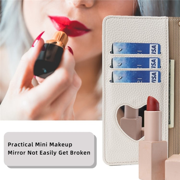 For Kyocera Android One S10 Crossbody Litchi Texture Leather Phone Case(White) - More Brand by PMC TechLife | Online Shopping South Africa | PMC TechLife | Buy Now Pay Later Mobicred