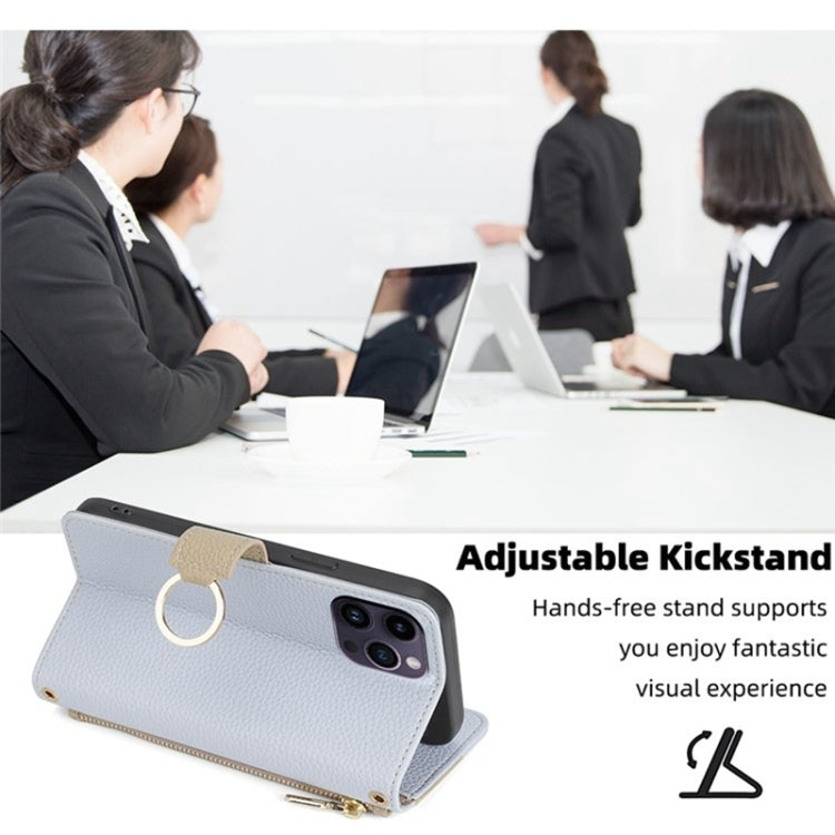 For Infinix Hot 11 Play Crossbody Litchi Texture Leather Phone Case(Blue) - Infinix Cases by PMC TechLife | Online Shopping South Africa | PMC TechLife | Buy Now Pay Later Mobicred