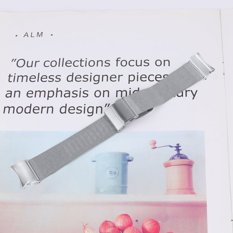 For Samsung Galaxy Watch 6 Quick Release Button Turtle Buckle Milan Watch Band(Silver) - free shipping - PMC TechLife - Order now!