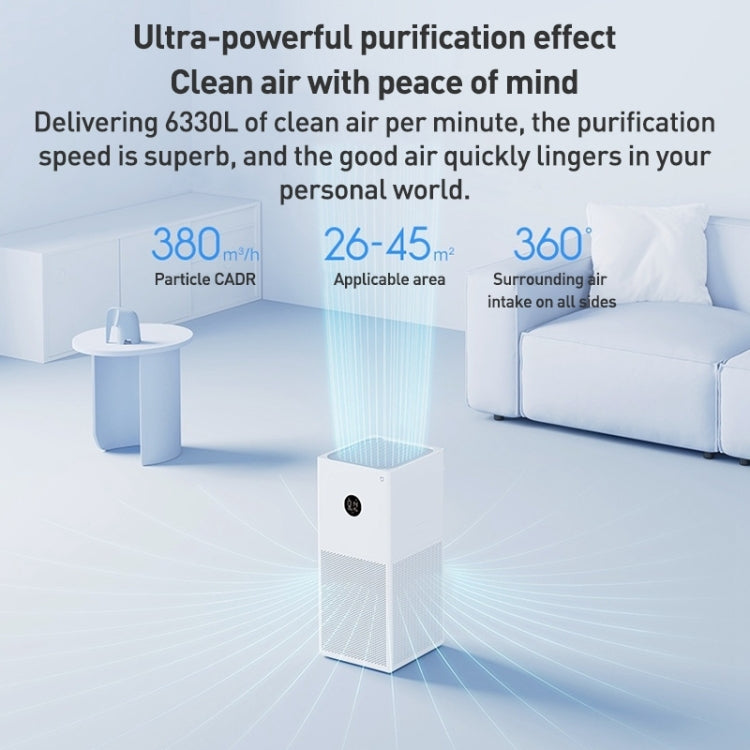 Original Xiaomi Mijia Smart Air Purifier 4 Lite Antibacterial Aldehyde Removal, US Plug(White) - free shipping - PMC TechLife - Order now!