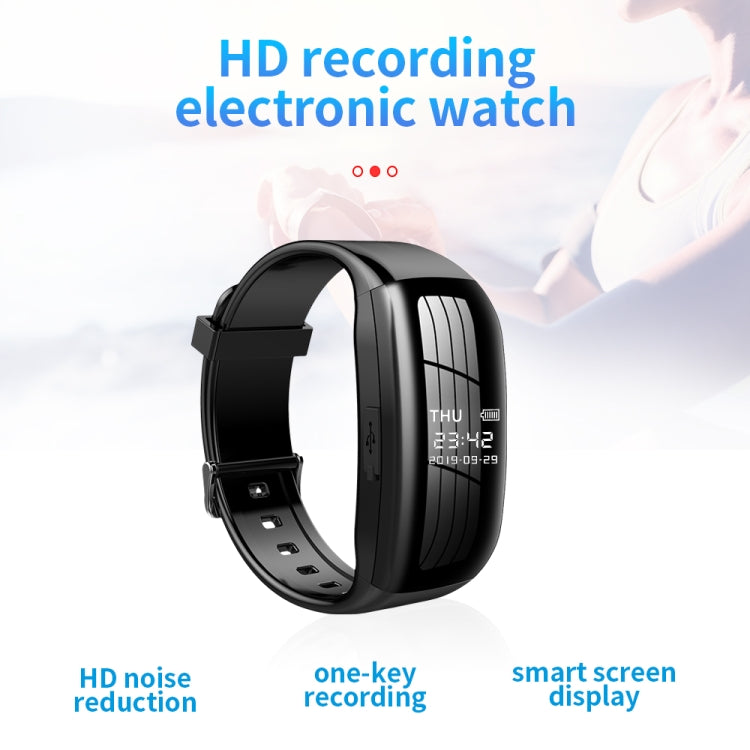 JNN D5 HD Noise Reduction Smart Recording Electronic Bracelet, Capacity:256GB - Recording Pen by JNN | Online Shopping South Africa | PMC TechLife | Buy Now Pay Later Mobicred