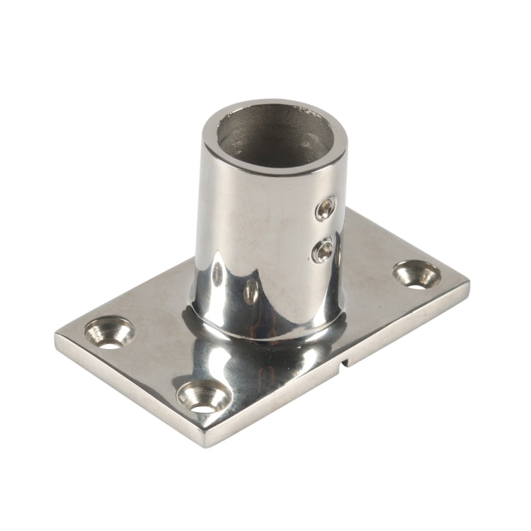 A8767 Ship / Yacht 316 Stainless Steel 90 Degree Square Tube Holder with Screws + Wrench(Silver) - Marine Accessories & Parts by PMC TechLife | Online Shopping South Africa | PMC TechLife | Buy Now Pay Later Mobicred