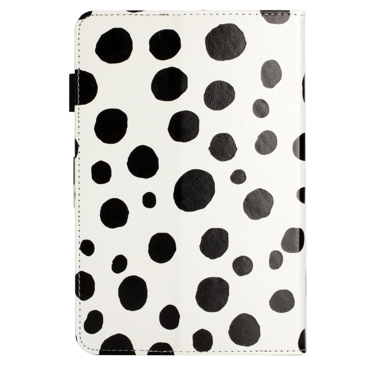 10 inch Dot Pattern Leather Tablet Case(White Black Dot) - 10 - 11 inch by PMC TechLife | Online Shopping South Africa | PMC TechLife | Buy Now Pay Later Mobicred