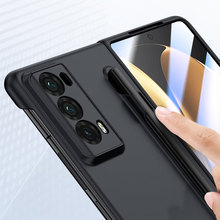 For Honor Magic V2 Integrated Skin Feel PC Phone Case with Pen / Pen Box(Transparent) - Honor Cases by PMC TechLife | Online Shopping South Africa | PMC TechLife