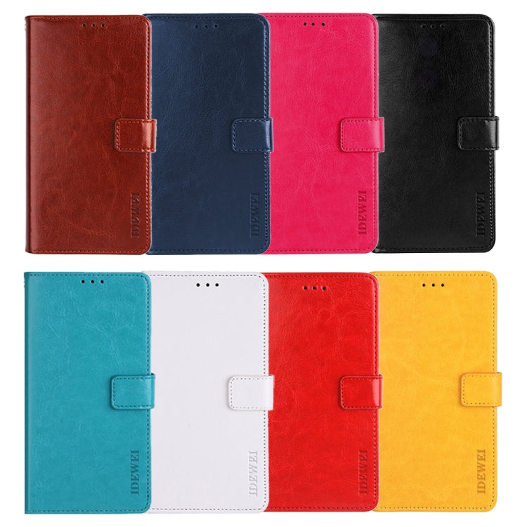 For Nothing Phone 2 idewei Crazy Horse Texture Leather Phone Case with Holder(Sky Blue) - free shipping - PMC Jewellery - Order now!