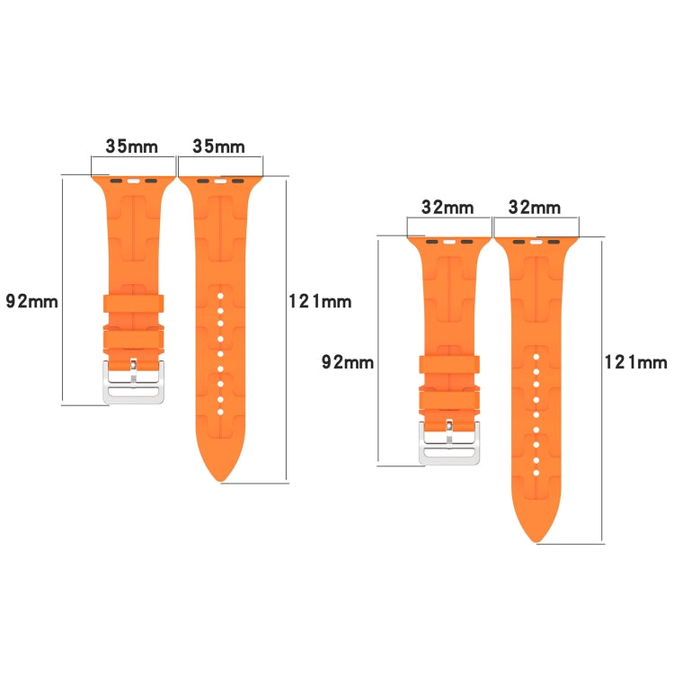 For Apple Watch Series 5 44mm H Texture Silicone Ladder Buckle Watch Band(Purple) - free shipping - PMC TechLife - Order now!