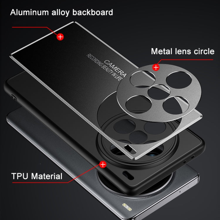 For vivo X100 Frosted Metal Phone Case(Silver) - vivo Cases by imak | Online Shopping South Africa | PMC TechLife | Buy Now Pay Later Mobicred