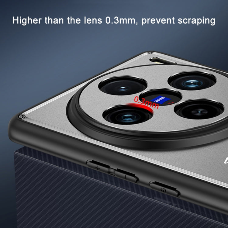 For vivo X100 Frosted Metal Phone Case(Silver) - vivo Cases by imak | Online Shopping South Africa | PMC TechLife | Buy Now Pay Later Mobicred