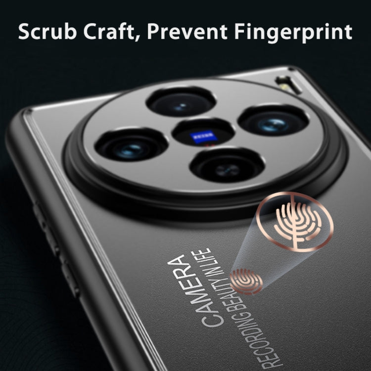 For vivo X100 Frosted Metal Phone Case(Silver) - vivo Cases by imak | Online Shopping South Africa | PMC TechLife | Buy Now Pay Later Mobicred