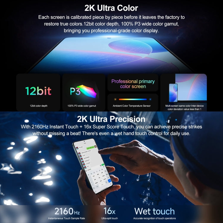 Xiaomi Redmi K70 Pro, 12GB+256GB,  6.67 inch HyperOS Qualcomm Snapdragon 8 Gen 3 Octa Core 4nm up to 3.3GHz, NFC, Network: 5G(Black) - free shipping - PMc TechLife - Order now!