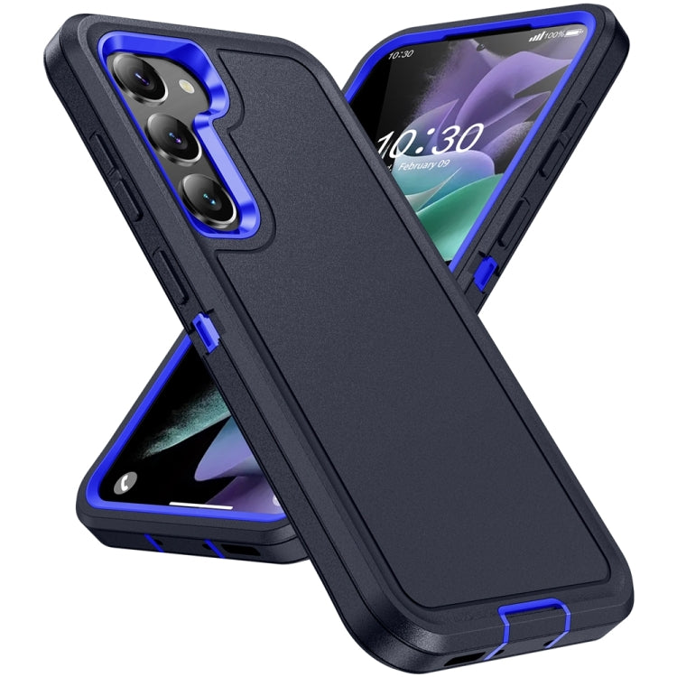 For Samsung Galaxy S24 5G / S25 5G Life Waterproof Rugged Phone Case(Dark Blue + Royal Blue) - Galaxy S24 5G Cases by PMC Jewellery | Online Shopping South Africa | PMC Jewellery | Buy Now Pay Later Mobicred