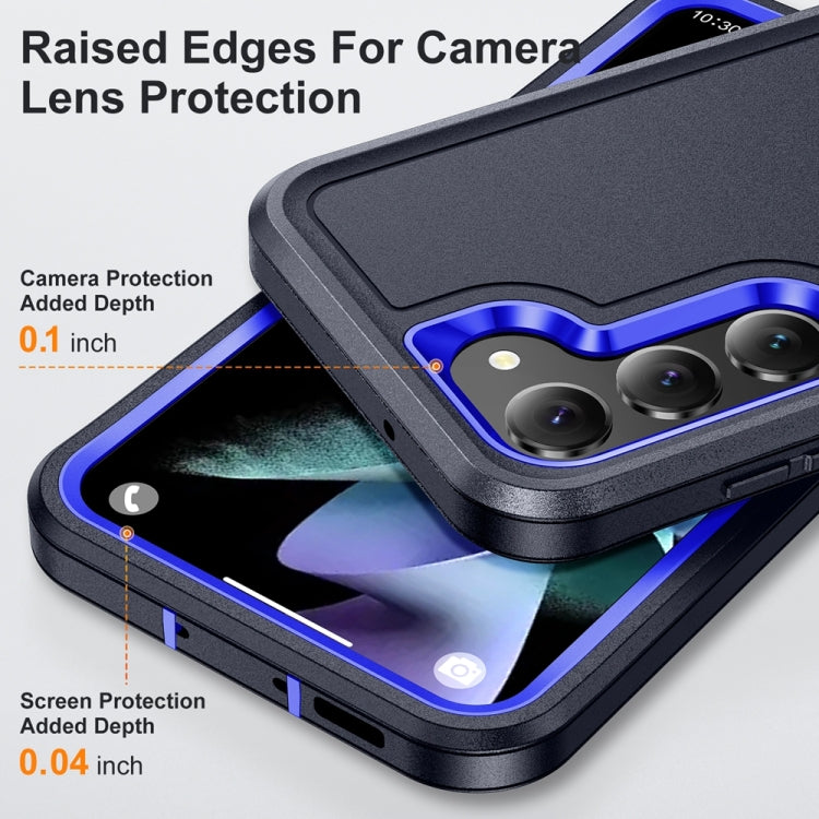 For Samsung Galaxy S24 5G / S25 5G Life Waterproof Rugged Phone Case(Dark Blue + Royal Blue) - Galaxy S24 5G Cases by PMC Jewellery | Online Shopping South Africa | PMC Jewellery | Buy Now Pay Later Mobicred