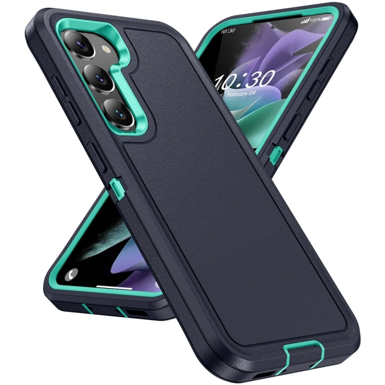 For Samsung Galaxy S24 5G / S25 5G Life Waterproof Rugged Phone Case(Dark Blue + Light Blue) - Galaxy S24 5G Cases by PMC Jewellery | Online Shopping South Africa | PMC Jewellery | Buy Now Pay Later Mobicred