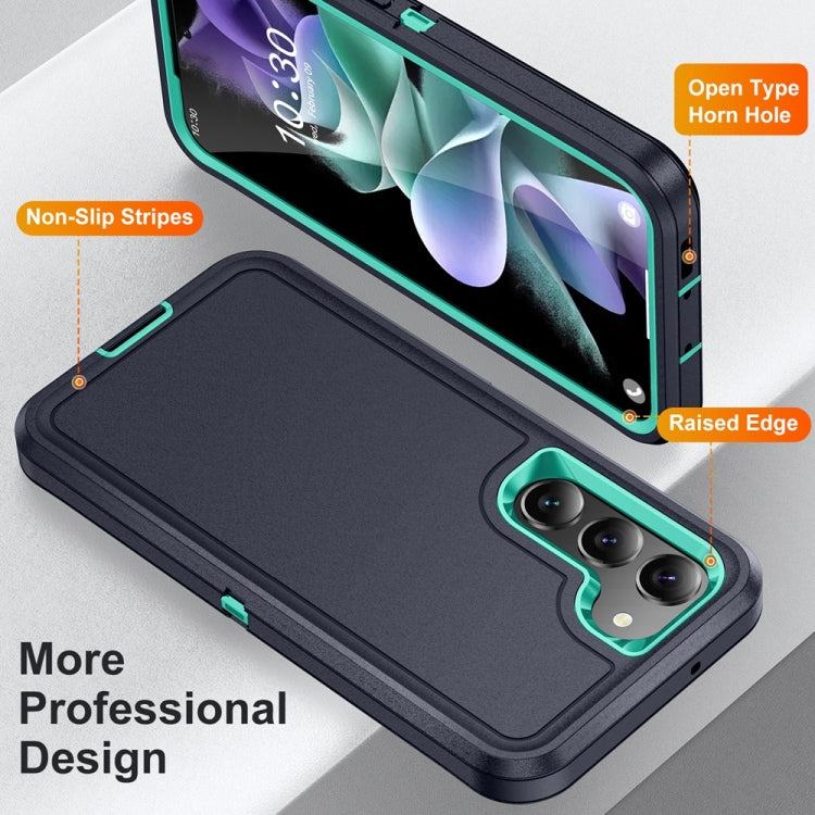 For Samsung Galaxy S24 5G / S25 5G Life Waterproof Rugged Phone Case(Dark Blue + Light Blue) - Galaxy S24 5G Cases by PMC Jewellery | Online Shopping South Africa | PMC Jewellery | Buy Now Pay Later Mobicred