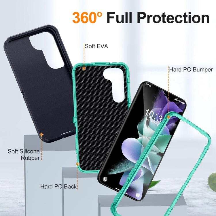 For Samsung Galaxy S24 5G / S25 5G Life Waterproof Rugged Phone Case(Dark Blue + Light Blue) - Galaxy S24 5G Cases by PMC Jewellery | Online Shopping South Africa | PMC Jewellery | Buy Now Pay Later Mobicred