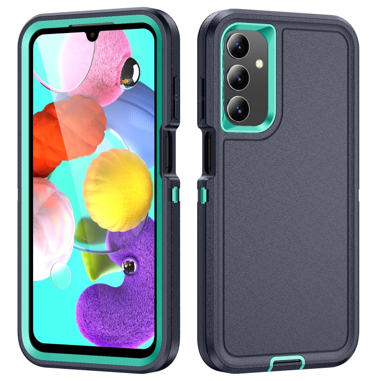 For Samsung Galaxy A15 5G Life Waterproof Rugged Phone Case(Dark Blue + Light Blue) - Galaxy Phone Cases by PMC TechLife | Online Shopping South Africa | PMC TechLife