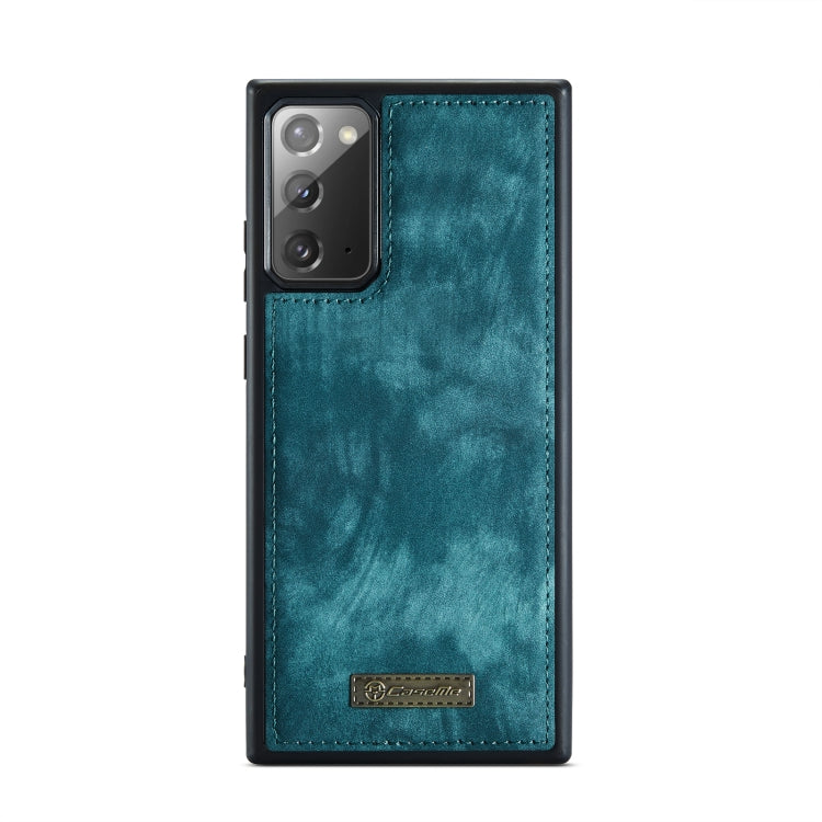 For Samsung Galaxy Note20 CaseMe-008 Detachable Multifunctional Horizontal Flip Leather Case with Card Slot & Holder & Zipper Wallet & Photo Frame(Blue) - free shipping - PMC Jewellery - Order now!
