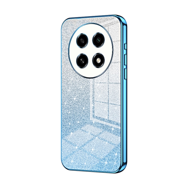 For OPPO A2 Pro Gradient Glitter Powder Electroplated Phone Case(Blue) - OPPO Cases by PMC TechLife | Online Shopping South Africa | PMC TechLife | Buy Now Pay Later Mobicred