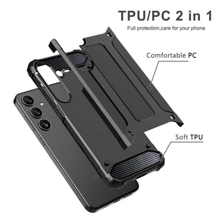 For Samsung Galaxy S24 Ultra 5G Magic Armor TPU + PC Phone Case(Navy Blue) - Galaxy S24 Ultra 5G Cases by PMC TechLife | Online Shopping South Africa | PMC TechLife