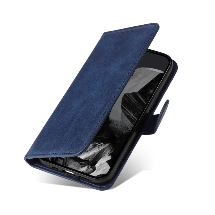 For Google Pixel 9 Pro Classic Calf Texture Flip Leather Phone Case(Blue) - Google Cases by PMC TechLife | Online Shopping South Africa | PMC TechLife | Buy Now Pay Later Mobicred