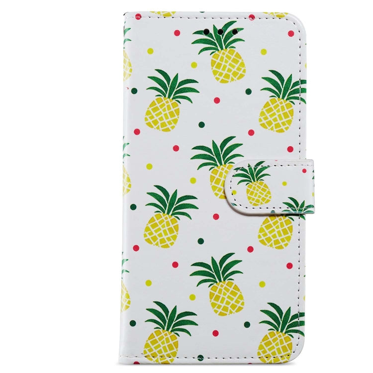 For Blackview A55 Pro Painted Pattern Horizontal Flip Leather Phone Case(Pineapple) - More Brand by PMC TechLife | Online Shopping South Africa | PMC TechLife | Buy Now Pay Later Mobicred