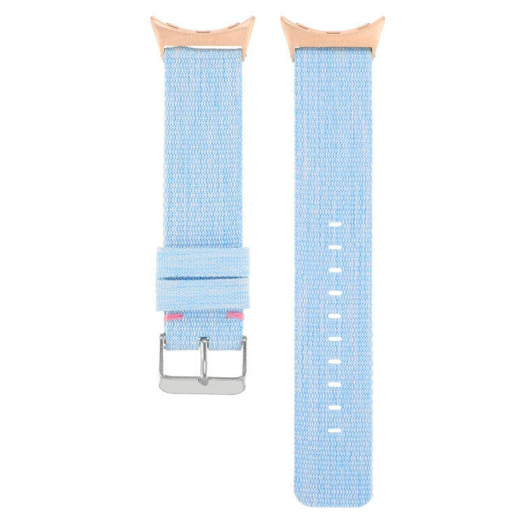 For Google Pixel Watch 2 / Pixel Watch Nylon Canvas Watch Band(Sky Blue) - free shipping - PMc TechLife - Order now!