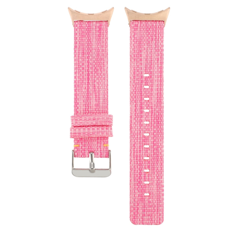 For Google Pixel Watch 2 / Pixel Watch Nylon Canvas Watch Band(Pink) - free shipping - PMc TechLife - Order now!