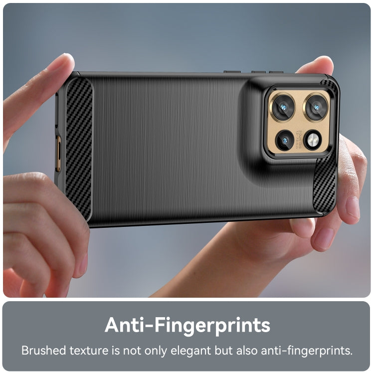 For Motorola Edge 50 Neo Carbon Fiber Brushed Texture TPU Phone Case(Black) - free shipping - PMC TechLife - Order now!