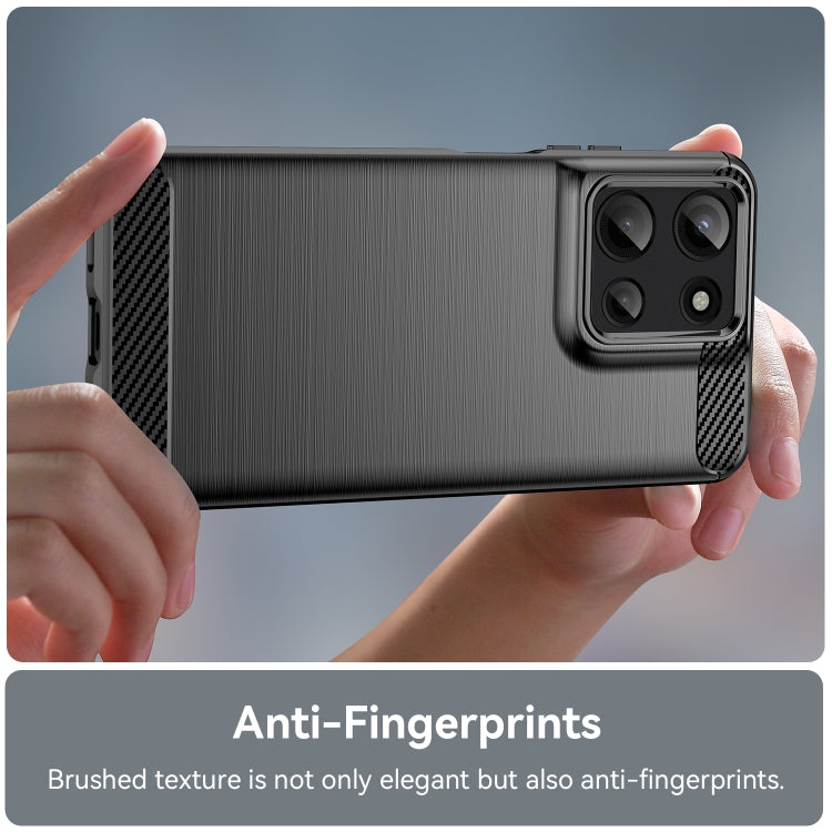 For Motorola Moto G 5G 2025 Carbon Fiber Brushed Texture TPU Phone Case(Black) - free shipping - PMC TechLife - Order now!