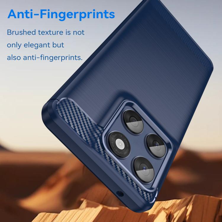 For Motorola Edge 60 Fusion Carbon Fiber Brushed Texture TPU Phone Case(Blue) - free shipping - PMC TechLife - Order now!