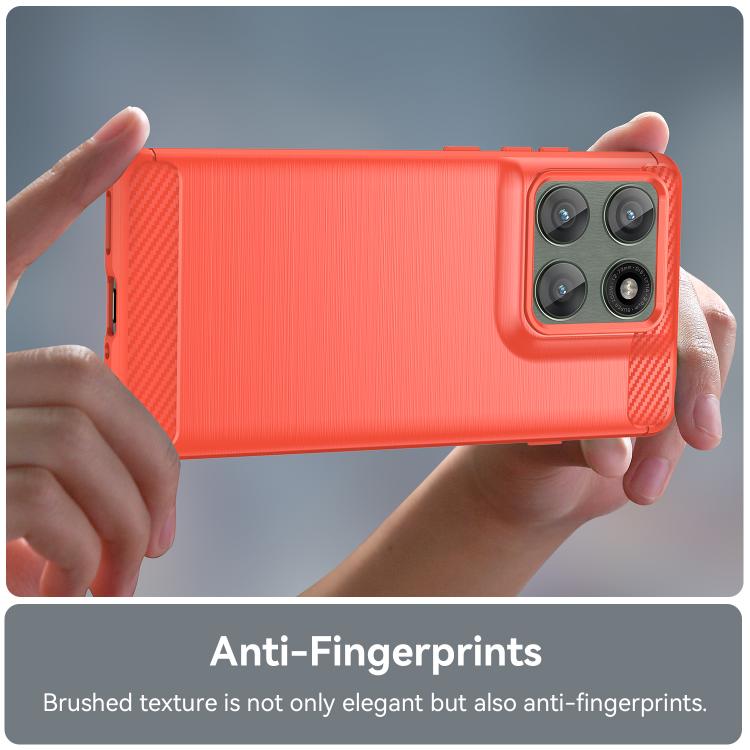 For Motorola Edge 60 Pro Carbon Fiber Brushed Texture TPU Phone Case(Red) - free shipping - PMC TechLife - Order now!