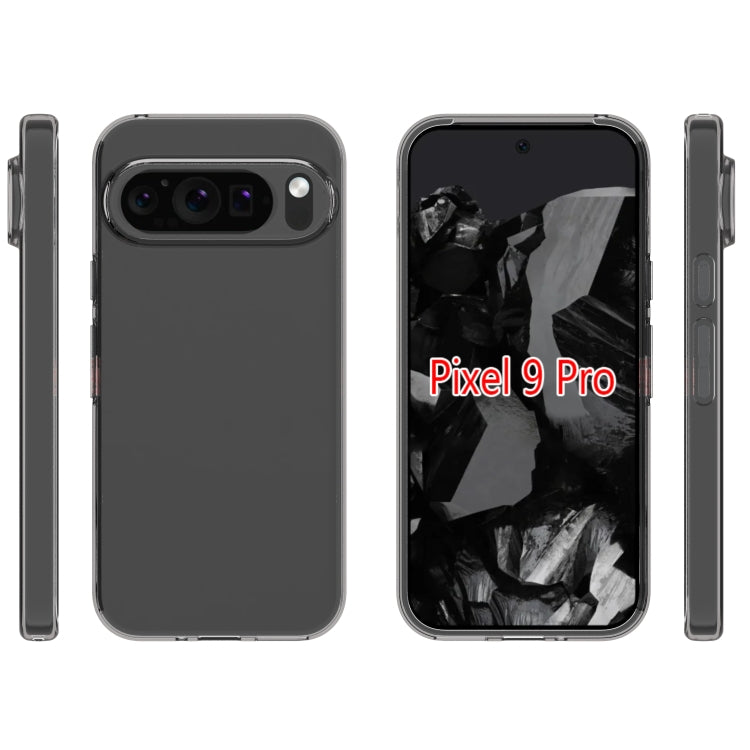 For Google Pixel 9 Pro Waterproof Texture TPU Phone Case(Transparent) - Google Cases by PMC TechLife | Online Shopping South Africa | PMC TechLife | Buy Now Pay Later Mobicred