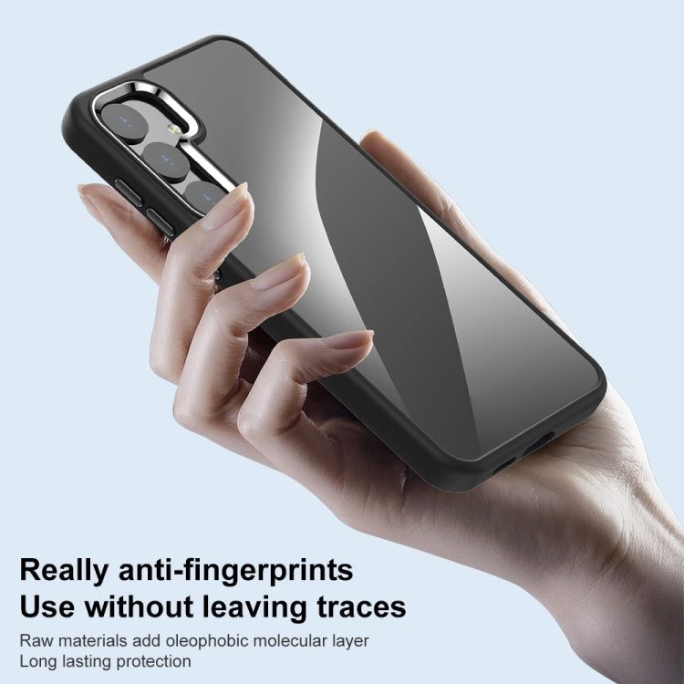 For Samsung Galaxy S25 5G Anti-fingerprint Highly Transparent PC Phone Case(Blue) - Galaxy S25 5G Cases by PMC Jewellery | Online Shopping South Africa | PMC Jewellery | Buy Now Pay Later Mobicred