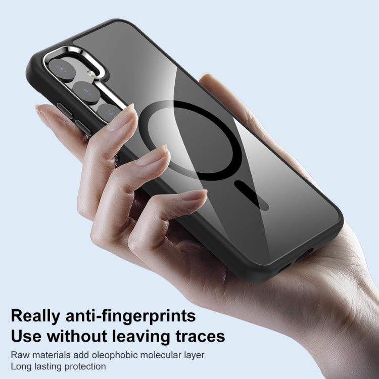 For Samsung Galaxy S25 5G MagSafe Anti-fingerprint Highly Transparent PC Phone Case(Blue) - Galaxy S25 5G Cases by PMC Jewellery | Online Shopping South Africa | PMC Jewellery | Buy Now Pay Later Mobicred