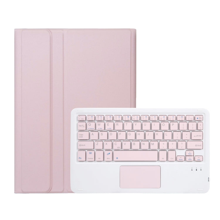 For OnePlus Pad Go / OPPO Pad Air2 / Neo OP14-A TPU Ultra-thin Detachable Bluetooth Keyboard Leather Case with Touchpad(Pink) - Others Keyboard by PMC TechLife | Online Shopping South Africa | PMC TechLife | Buy Now Pay Later Mobicred