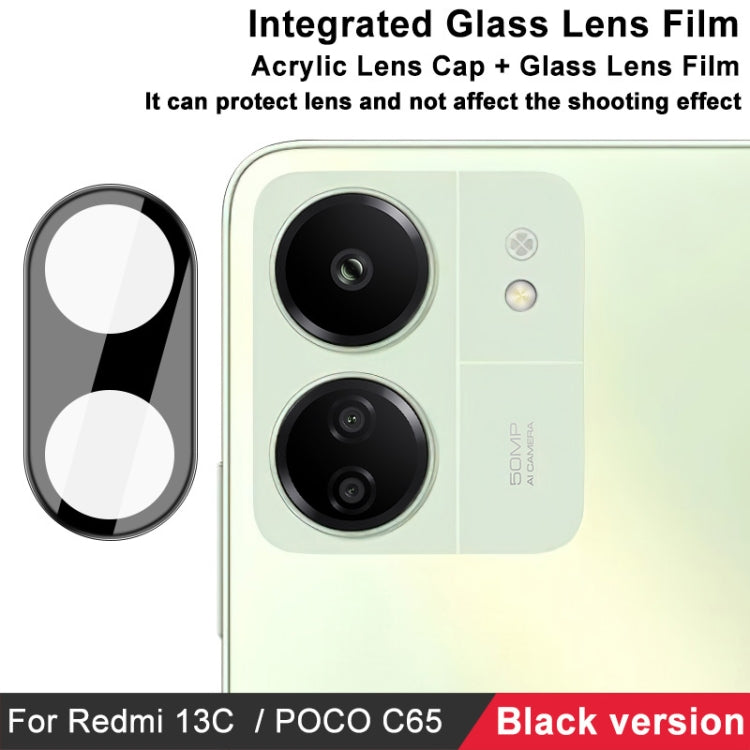 For Xiaomi Redmi 13C 4G / POCO C65 4G imak High Definition Integrated Glass Lens Film Black Version - For Xiaomi by imak | Online Shopping South Africa | PMC TechLife | Buy Now Pay Later Mobicred