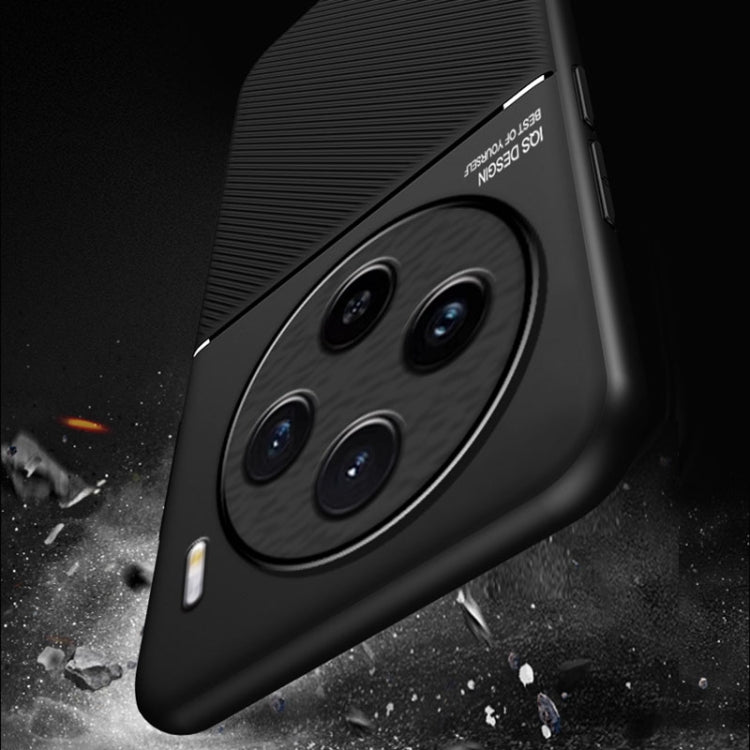 For vivo X100 Pro Classic Tilt Strip Grain Magnetic Shockproof PC + TPU Phone Case(Red) - X100 Pro Cases by PMC TechLife | Online Shopping South Africa | PMC TechLife