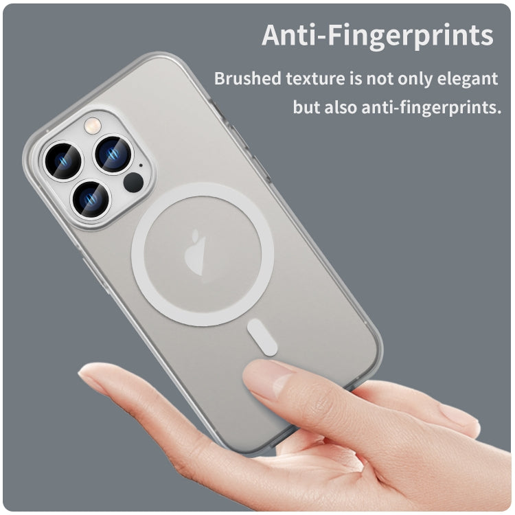 For iPhone 13 Pro MagSafe Frosted Translucent TPU + PC Full Coverage Phone Case(White) - iPhone 13 Pro Cases by PMC TechLife | Online Shopping South Africa | PMC TechLife