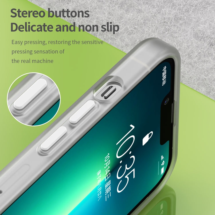 For iPhone 13 Pro MagSafe Frosted Translucent TPU + PC Full Coverage Phone Case(White) - iPhone 13 Pro Cases by PMC TechLife | Online Shopping South Africa | PMC TechLife