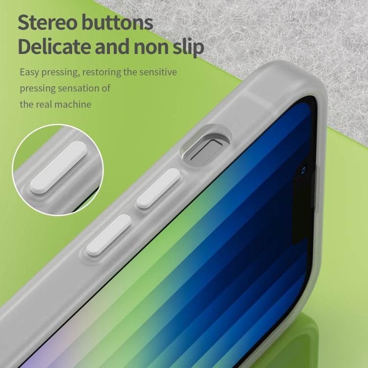 For iPhone 16e MagSafe Frosted Translucent TPU + PC Full Coverage Phone Case(White) - iPhone 16e Cases by PMC TechLife | Online Shopping South Africa | PMC TechLife | Buy Now Pay Later Mobicred