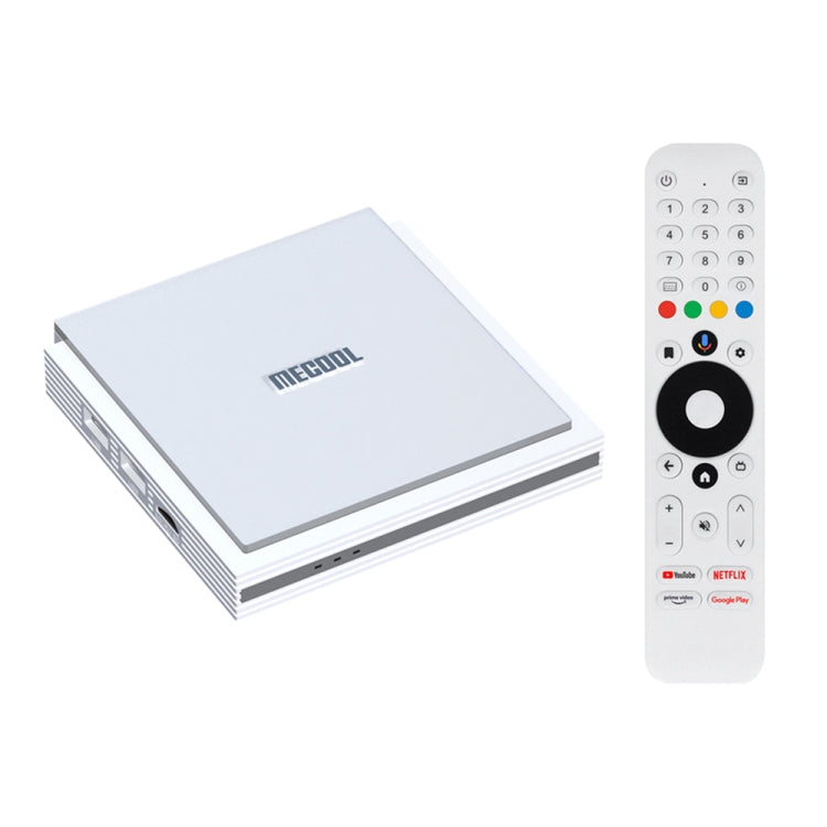 MECOOL KM2 Plus Android 11 Dual-band WiFi Smart Voice TV Box 4GB+32GB, EU Plug(White) - free shipping - PMC TechLife - Order now!