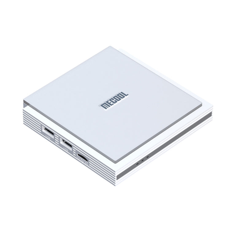 MECOOL KM2 Plus Android 11 Dual-band WiFi Smart Voice TV Box 4GB+32GB, UK Plug(White) - free shipping - PMC TechLife - Order now!