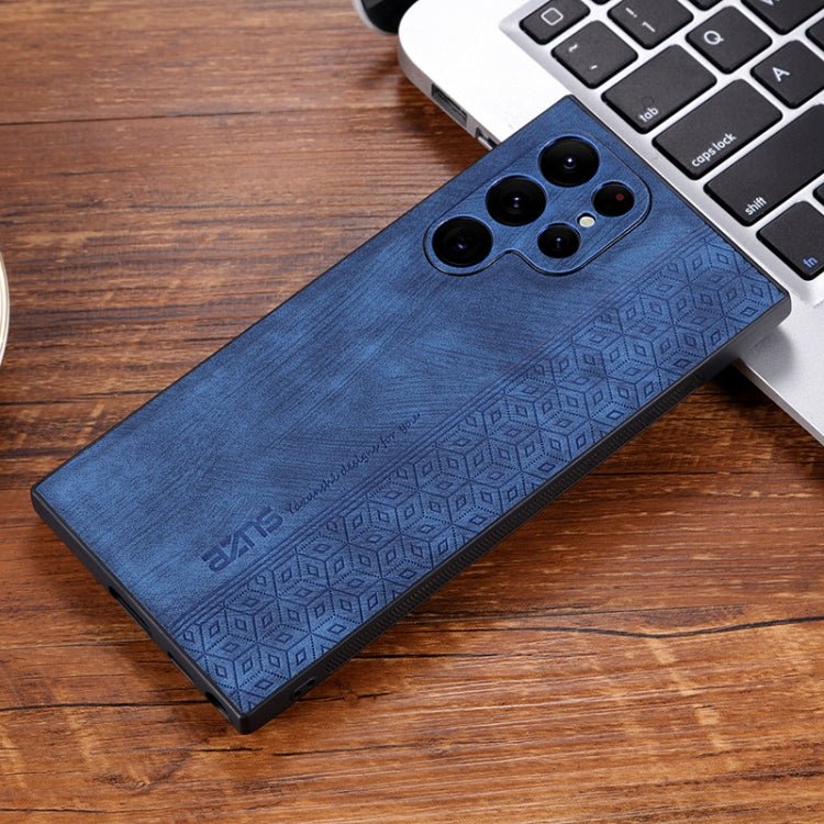 For Samsung Galaxy S24 Ultra 5G AZNS 3D Embossed Skin Feel Phone Case(Sapphire Blue) - free shipping - PMC Jewellery - Order now!