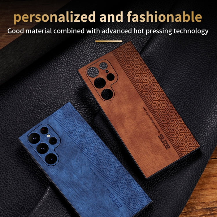 For Samsung Galaxy S24 Ultra 5G AZNS 3D Embossed Skin Feel Phone Case(Sapphire Blue) - free shipping - PMC Jewellery - Order now!