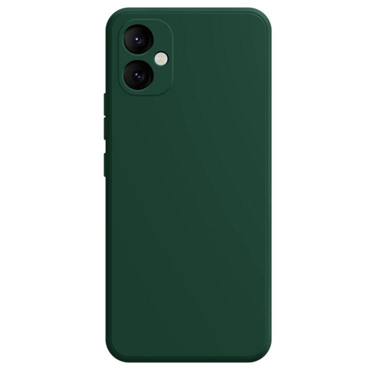 For Samsung Galaxy A05 Imitation Liquid Silicone Phone Case(Dark Green) - Galaxy Phone Cases by PMC TechLife | Online Shopping South Africa | PMC TechLife | Buy Now Pay Later Mobicred